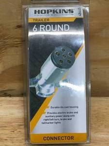 lot 65 image: Hopkins Towing Solutions 6-Round Trailer Connector 0928243.53