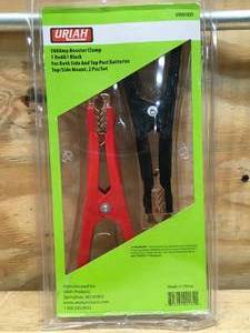 lot 94 image: Uriah 500 Amp Booster Clamps - Red & Black Set of 2