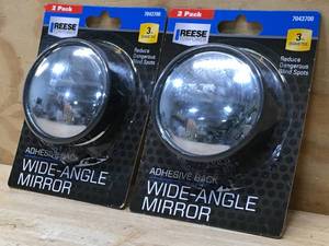 lot 97 image: Reese Towpower Adhesive Back Wide-Angle Mirror 4-Pack
