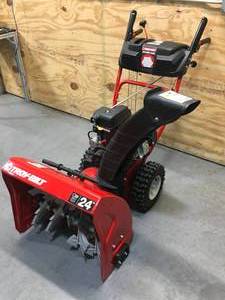 lot 1 image: Troy-Bilt 24-Inch 208cc Two-Stage Snow Blower
