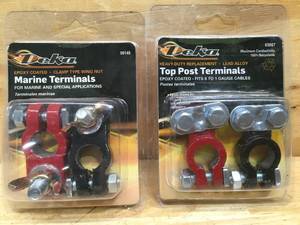 lot 113 image: Lot of 2 Deka Marine Terminals and Top Post Terminals