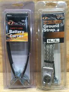 lot 114 image: Deka Safety Grip Battery Carrier and Ground Strap - 14 Inch