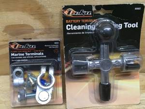 lot 115 image: Deka Marine Terminals and Battery Terminal Cleaning Tool