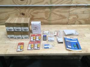 lot 149 image: Lot of Telephone Line Testers, Mini End Mill Kit, and Assorted Electronics