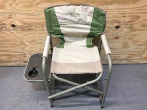 lot 202 image: Used Bass Pro Shops Eclipse Folding Chair (Some Wear And Tear Please See Photos And Description)