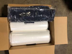lot 36 image:  Hampton Bay 26 in. x 49 in. One Piece Outdoor Chaise Lounge Cushion in Midnight Customer Returns See Pictures