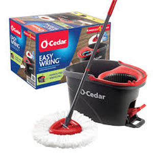 lot 2 image: Lot of O-Cedar EasyWring Microfiber Spin Mop with Bucket System  Customer Returns See Pictures