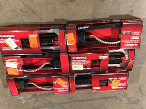 Lot of Husky 2 way adjustable Oscillating Sprinklers customer returns see pictures