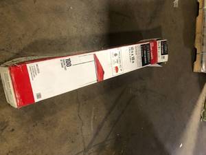 Everbilt 10 ft. x 10 ft. Red Straight Leg Instant Canopy Pop Up Tent customer return see pictures