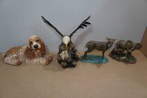 lot 234 image: Assorted Wildlife Statues