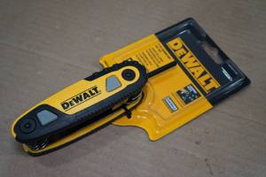 lot 271 image: DeWalt 8-Piece Locking Hex Key Set