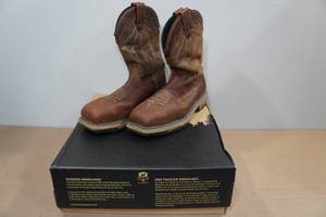 lot 287 image: Irish Setter Mens 11 Pull-On Marshall Work Boots -Size 9.5
