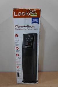 lot 304 image: Lasko Warm-A-Room Digital Ceramic Tower Heater