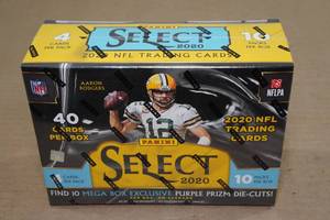 lot 2A image: Mega Box of 2020 Panini Select Football Card Packs
