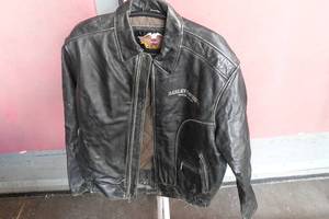 lot 395 image: Harley Davidson Leather Jacket -XL