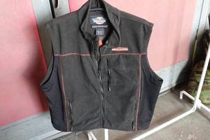 lot 397 image: Harley Davidson Zip-Up Vest -2X