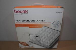 lot 7 image: Beurer Heated Underblanket 59x31.5