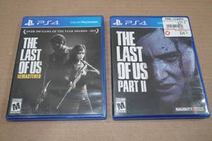 lot 40 image: 2 PlayStation 4 Games -The Last of Us Remastered and Part II
