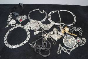 lot 92 image: Assorted Gothic Style Jewelry