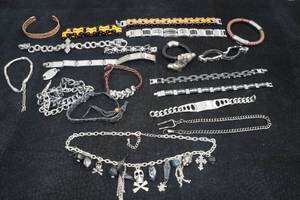 lot 96 image: Assorted Large Bracelets