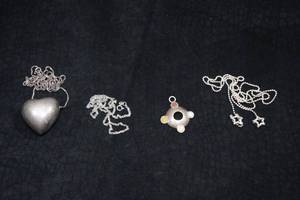 lot 103 image: Sterling Silver Necklaces and Pendants