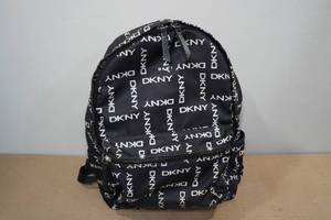 lot 124 image: DKNY Womens Nataly Black & White Backpack