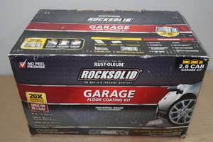 lot 126 image: Rust-Oleum Rocksolid 2.5 Car Garage Floor Coating Kit