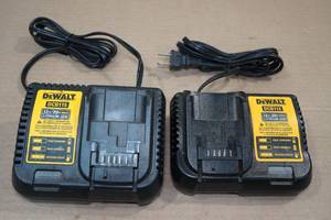 lot 161 image: 2 DeWalt 1220V Battery Chargers