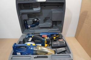 lot 171 image: Ryobi 18V Tool Set with Case