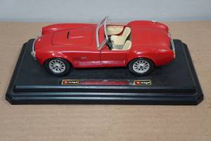 lot 198 image: Burago Ford AC Cobra 124 Scale Model Car