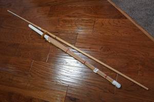 lot 346 image: Martial Arts Bo and Training Sword
