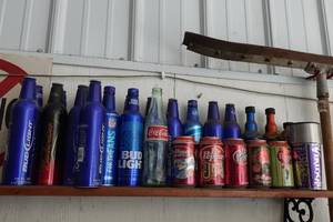 lot 123 image: Assorted Collector Bottles and Cans
