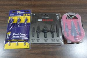lot 230 image: Irwin Speedbor Bits and Tool Shop Step Drill Bits