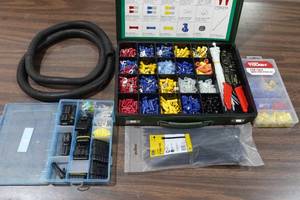 lot 242 image: Electrical Connectors and Zip Ties