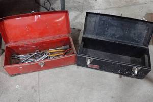 lot 244 image: 2 Small Toolboxes with Tools