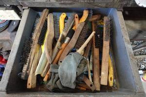 lot 246 image: Drawer of Wire Brushes