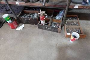 lot 255 image: Assorted Nuts, Bolts, and Washers