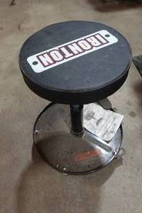 lot 265 image: Ironton Rolling Shop Stool