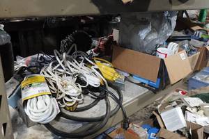 lot 600 image: Contents of Shelf - Electrical, Pex Crimpers