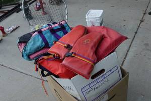 lot 610 image: Life Jackets and Fishing Net