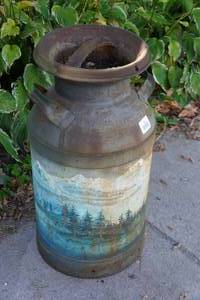 lot 12 image: Painted Milk Jug