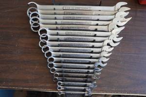 lot 64 image: Craftsman SAE Combination Wrenches