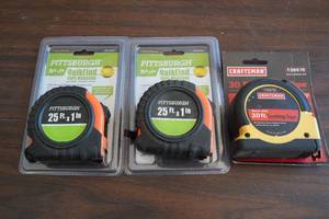 lot 68 image: 3 NEW Tape Measures