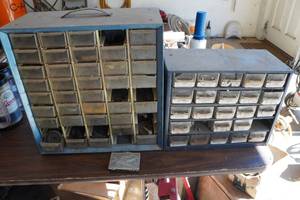 lot 83 image: Small Parts Organizers with Contents