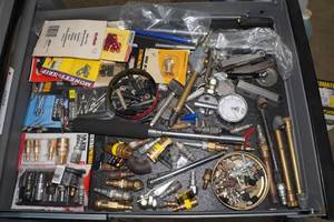 lot 140 image: Contents of Drawer - Air Chucks and Accessories