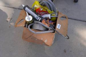 lot 328 image: Assorted Sealants and Caulk Gun