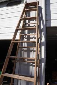 lot 320 image: Wood 10 Ladder