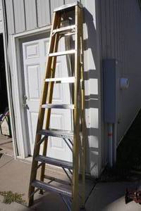 lot 299 image: Fiberglass 8 Ladder