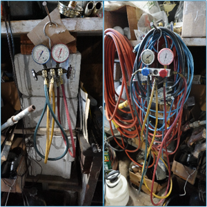 lot 596 image: AC Recharge Gauges - Snap-On