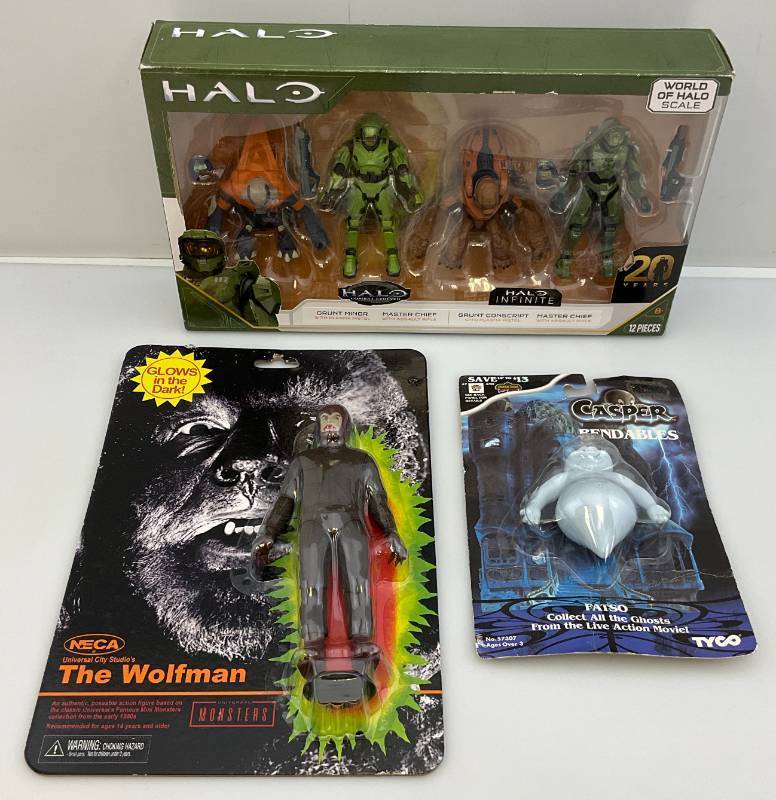 lot 12 image: Misc. Action Figures (NIB)